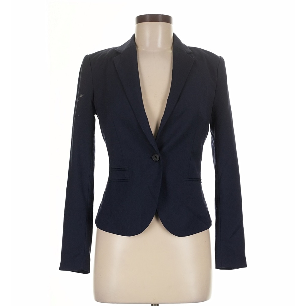 H&M Blazer - Size 0 | Color: Navy Blue